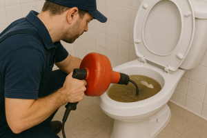 Toilette-verstopft-Verstopfte-Toilette-Spirale-loest-Verstopfung-in-Toilette-Sanitaer-Klempner-Service-Fabeos-300x200 Toilette verstopft? - 10 ultimative Tipps, um die Verstopfung zu lösen